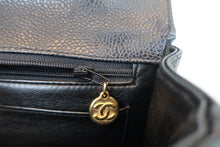 Load image into Gallery viewer, CHANEL Mademoiselle hand bag Caviar skin Black/Gold hadware Hand bag 700090051