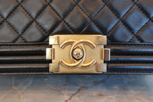 將圖片載入圖庫檢視器 CHANEL/シャネル ボーイシャネルチェーンショルダーバッグ ラムスキン ブラック/ゴールド金具 800080055