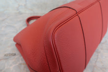將圖片載入圖庫檢視器 HERMES/エルメス ガーデンパーティPM カントリー ルージュデュセス T刻印 トートバッグ 700030246