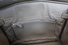 Load image into Gallery viewer, HERMES BIRKIN 30 Clemence leather Etoupe gray □I Engraving Hand bag 700100132