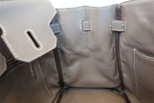 Load image into Gallery viewer, HERMES BIRKIN 30 Clemence leather Etoupe gray □I Engraving Hand bag 700100132