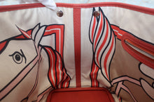 將圖片載入圖庫檢視器 HERMES/エルメス ガーデンパーティPM カントリー ルージュデュセス T刻印 トートバッグ 700030246