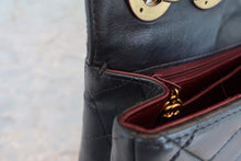 画像をギャラリービューアに読み込む, CHANEL/シャネル 中マトラッセシングルフラップチェーンショルダーバッグ ラムスキン ブラック/ゴールド金具 ショルダーバッグ 700040059