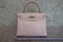 将图片加载到图库查看器,HERMES KELLY 25 Swift leather Rose dragee Rose dragee □K刻印 Shoulder bag 800020246