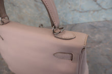将图片加载到图库查看器,HERMES KELLY 25 Swift leather Rose dragee Rose dragee □K刻印 Shoulder bag 800020246