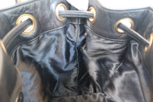 画像をギャラリービューアに読み込む, CHANEL/シャネル ココマーク巾着チェーンショルダーバッグ ラムスキン ブラック/ゴールド金具 ショルダーバッグ 800020094