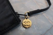 画像をギャラリービューアに読み込む, CHANEL/シャネル ココマーク巾着チェーンショルダーバッグ ラムスキン ブラック/ゴールド金具 ショルダーバッグ 800020094