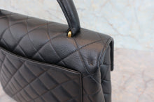 将图片加载到图库查看器,CHANEL/香奈儿 CF 梯形 手提包 荔枝皮 Black/Gold hadware(黑色/金色金属) 手提包 800050007