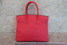 Load image into Gallery viewer, HERMES BIRKIN 30 Epsom leather Rose extreme D Engraving Hand bag 700100096