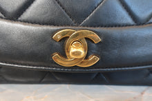 画像をギャラリービューアに読み込む, CHANEL/シャネル ダイアナマトラッセチェーンショルダーバッグ ラムスキン ブラック/ゴールド金具 ショルダーバッグ 800020043
