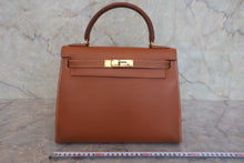 画像をギャラリービューアに読み込む, HERMES/エルメス ケリー28 クシュベル ゴールド 〇U刻印 ショルダーバッグ 800030101