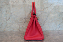 Load image into Gallery viewer, HERMES BIRKIN 30 Epsom leather Rose extreme D Engraving Hand bag 700100096