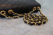 Load image into Gallery viewer, CHANEL Medium Matelasse single flap chain shoulder bag Lambskin Black/Gold hadware Shoulder bag 700050093