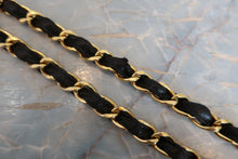 Load image into Gallery viewer, CHANEL Medium Matelasse single flap chain shoulder bag Lambskin Black/Gold hadware Shoulder bag 700050093