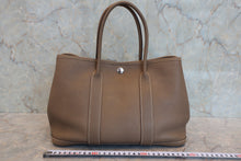 Load image into Gallery viewer, HERMES GARDEN PARTY TPM Negonda leather Etoupe gray □N Engraving Tote bag 800090150