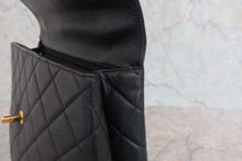 将图片加载到图库查看器,CHANEL/香奈儿 CF 梯形 手提包 荔枝皮 Black/Gold hadware(黑色/金色金属) 手提包 800050007