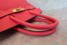 Load image into Gallery viewer, HERMES BIRKIN 30 Epsom leather Rose extreme D Engraving Hand bag 700100096