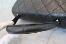 Load image into Gallery viewer, CHANEL Matelasse trapezoid hand bag Caviar skin Black/Silver hadware Hand bag 700090071