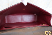 Load image into Gallery viewer, CHANEL Medium Matelasse single flap chain shoulder bag Lambskin Black/Gold hadware Shoulder bag 700050093