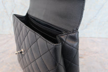 Load image into Gallery viewer, CHANEL Matelasse trapezoid hand bag Caviar skin Black/Silver hadware Hand bag 700090071