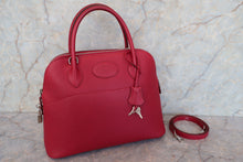 将图片加载到图库查看器,HERMES/BOLIDE 31 Epsom leather Ruby □N刻印 Shoulder bag 700100099
