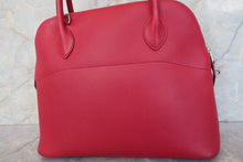 将图片加载到图库查看器,HERMES/BOLIDE 31 Epsom leather Ruby □N刻印 Shoulder bag 700100099