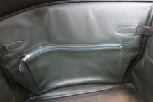 Load image into Gallery viewer, HERMES BIRKIN 35 Chevre myzore goatskim Green □D Engraving Hand bag 700110149