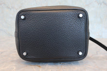 将图片加载到图库查看器,HERMES PICOTIN LOCK PM Clemence leather Black □R刻印 Hand bag 800090034