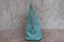 Load image into Gallery viewer, HERMES BOLIDE RELAX 35 Epsom leather Blue atoll T Engraving Hand bag 700110155