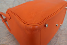 Load image into Gallery viewer, HERMES LINDY 30 Clemence leather Orange □M Engraving Shoulder bag 700030155