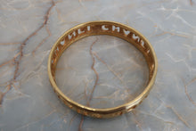 將圖片載入圖庫檢視器 CHANEL/シャネル ロゴバングル 金メッキ ゴールド バングル 500090029
