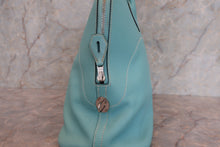 Load image into Gallery viewer, HERMES BOLIDE RELAX 35 Epsom leather Blue atoll T Engraving Hand bag 700110155