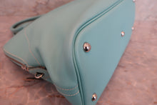 Load image into Gallery viewer, HERMES BOLIDE RELAX 35 Epsom leather Blue atoll T Engraving Hand bag 700110155