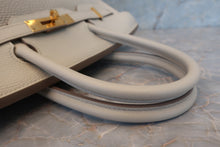 Load image into Gallery viewer, HERMES BIRKIN 30 Clemence leather Beton A Engraving Hand bag 700010118