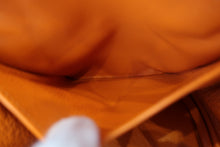 Load image into Gallery viewer, HERMES LINDY 30 Clemence leather Orange □M Engraving Shoulder bag 700030155