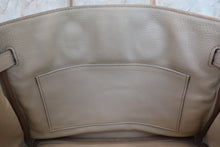 Load image into Gallery viewer, HERMES BIRKIN 30 Clemence leather Beton A Engraving Hand bag 700010118