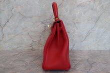 画像をギャラリービューアに読み込む, HERMES/エルメス ケリー25 ヴォースイフト ルージュガランス □J刻印 ショルダーバッグ 700030221