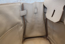 Load image into Gallery viewer, HERMES BIRKIN 30 Clemence leather Beton A Engraving Hand bag 700010118