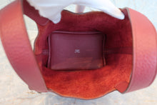 将图片加载到图库查看器,HERMES PICOTIN LOCK PM Clemence leather Ruby □R刻印 Hand bag 800090148