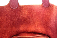 将图片加载到图库查看器,HERMES PICOTIN LOCK PM Clemence leather Ruby □R刻印 Hand bag 800090148