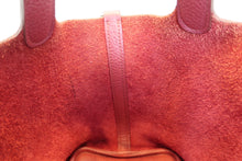 将图片加载到图库查看器,HERMES PICOTIN LOCK PM Clemence leather Ruby □R刻印 Hand bag 800090148