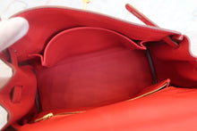 將圖片載入圖庫檢視器 HERMES/エルメス ケリー25 ヴォースイフト ルージュガランス □J刻印 ショルダーバッグ 700030221