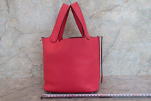Load image into Gallery viewer, HERMES PICOTIN LOCK PM Clemence leather Rose extreme D Engraving Hand bag 700090108