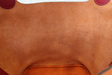 Load image into Gallery viewer, HERMES PICOTIN LOCK TOUCH GM Clemence leather/Swift leather Orange/Rouge grenet X Engraving Hand bag 700110144