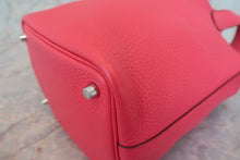 将图片加载到图库查看器,HERMES PICOTIN LOCK PM Clemence leather Rose extreme D刻印 Hand bag 700090108