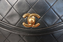 画像をギャラリービューアに読み込む, CHANEL/シャネル マトラッセチェーンショルダーバッグ ラムスキン ブラック/ゴールド金具 ショルダーバッグ 800020077