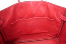 Load image into Gallery viewer, HERMES BIRKIN 35 Graine Couchevel leather Rouge vif □A Engraving Hand bag 700030154