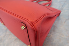 画像をギャラリービューアに読み込む, HERMES/エルメス バーキン30 トリヨンクレマンス ルージュピヴォワンヌ T刻印 ハンドバッグ 800060180