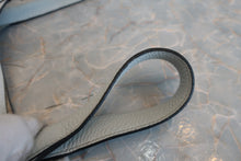 将图片加载到图库查看器,HERMES PICOTIN LOCK PM Clemence leather Blue pale U刻印 Hand bag 800030104