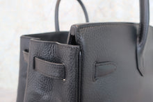 画像をギャラリービューアに読み込む, HERMES/エルメス バーキン40 アルデンヌ ブラック □B刻印 ハンドバッグ 700070248